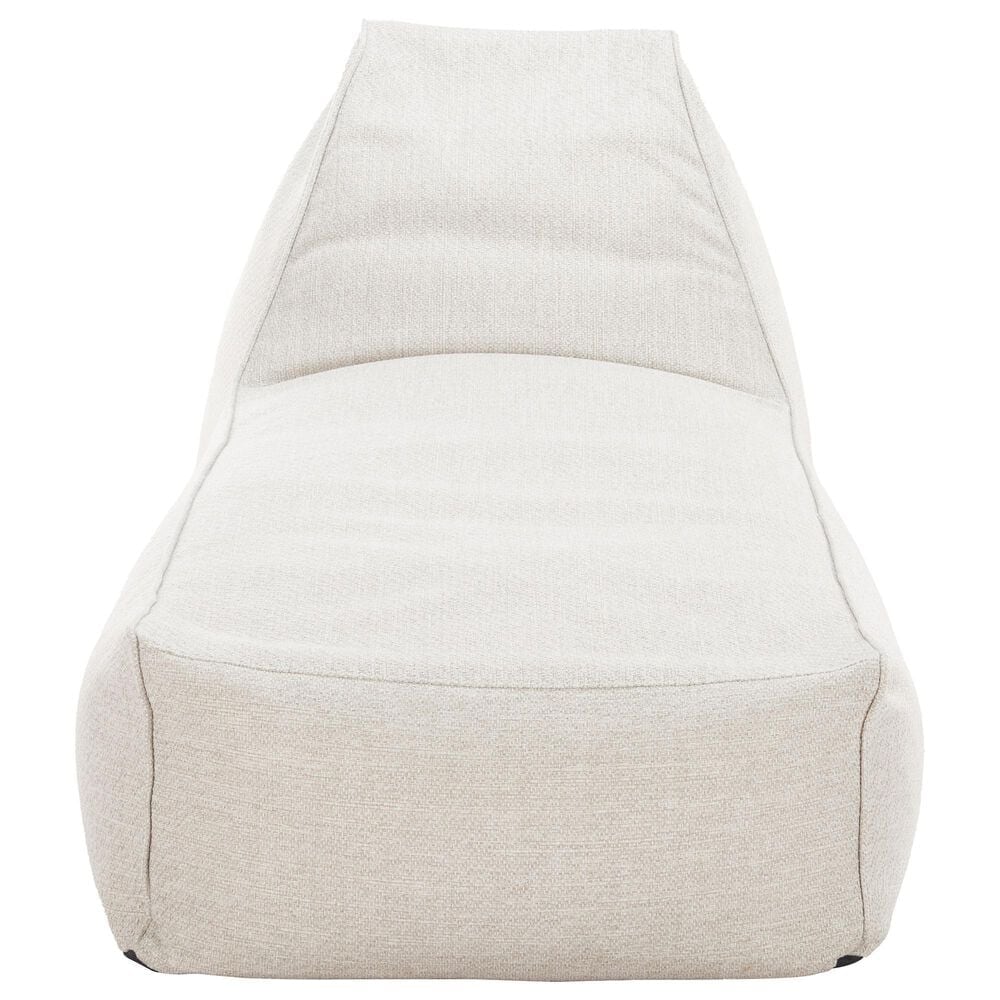 Zuo Modern Kalm Patio Chaise Lounge Chair in Beige, , large