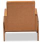 Baxton Studio Perris Lounge Chair in Tan, , large