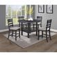 Crown Mark Guthrie Counter Height Table in Charcoal - Table Only, , large