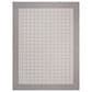 Safavieh Bermuda BMU801F 8" x 10" Grey and Ivory Indoor/Outdoor Area Performance Rug, , large