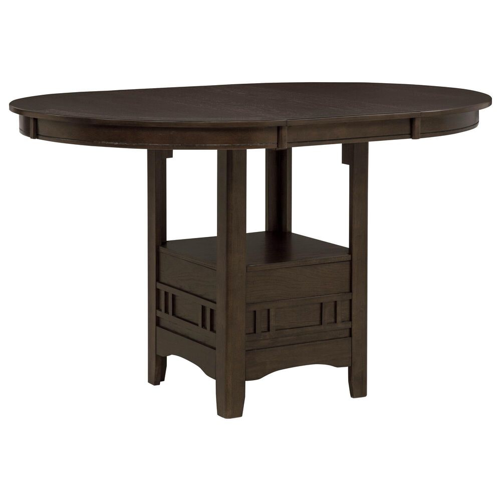Crown Mark Hartwell 5-Piece Counter Height Dining Set in Dark Brown, , large