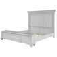 Ashley Kanwyn 4 Piece King Bedroom Set in Distressed Whitewash, , large