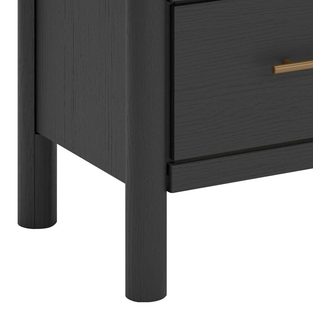 Ashley Cadmori 1-Drawer Nightstand in Matte Black and White, , large