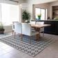 Dalyn Rug Company Marlo 9" x 12" Black Indoor/Outdoor Area Rug, , large
