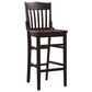 Linon Home Decor Jace Bar Stool in Dark Brown, , large