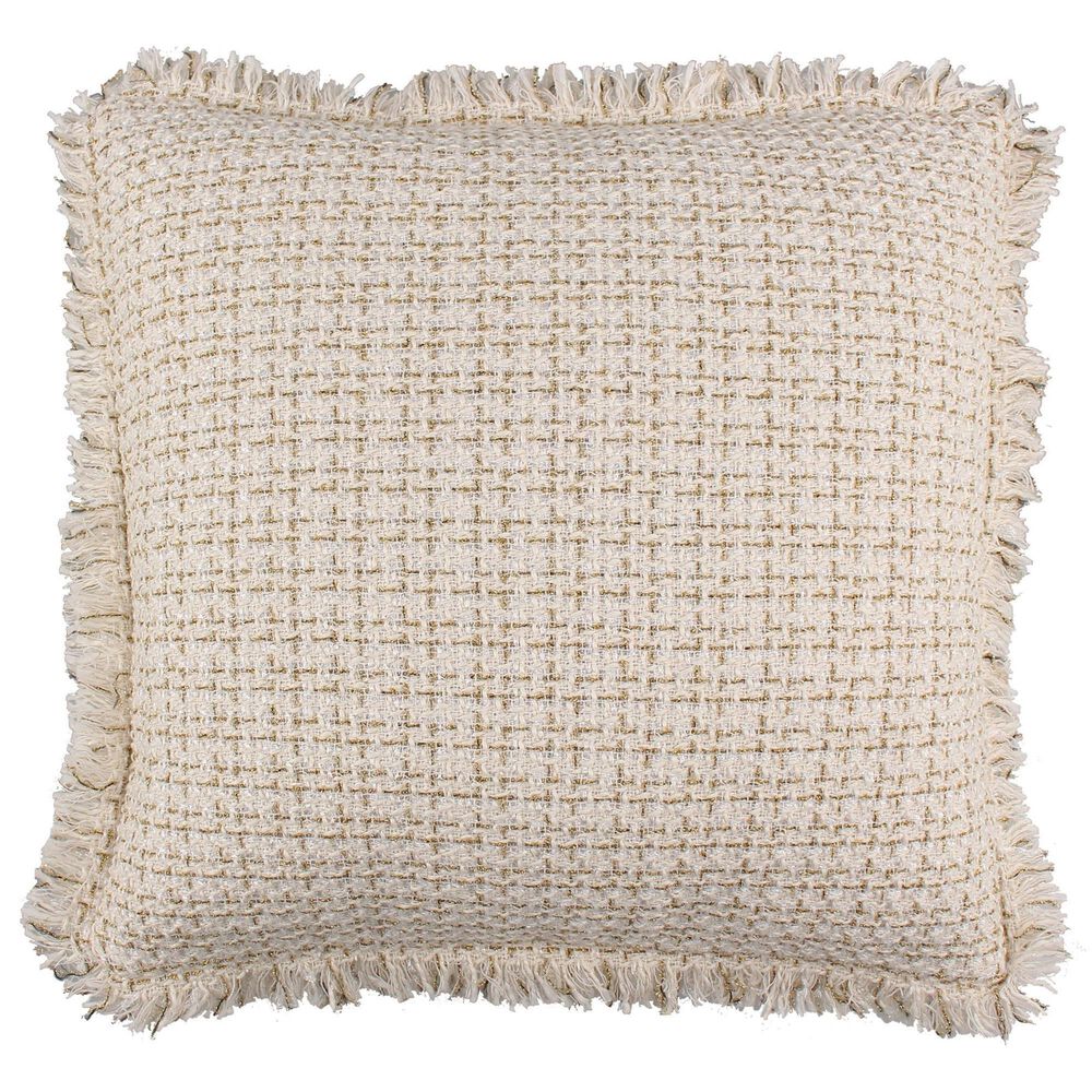 Levtex Cosima 18" x 18" Throw Pillow in Beige, Taupe and Cream, , large
