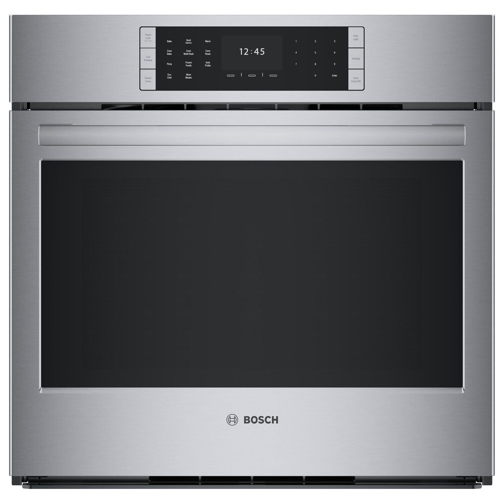 Bosch 2-Piece Kitchen Package with Benchmark 30&quot; Single Wall Oven 800 Series 30&quot; Gas Cooktop and in Stainless Steel, , large