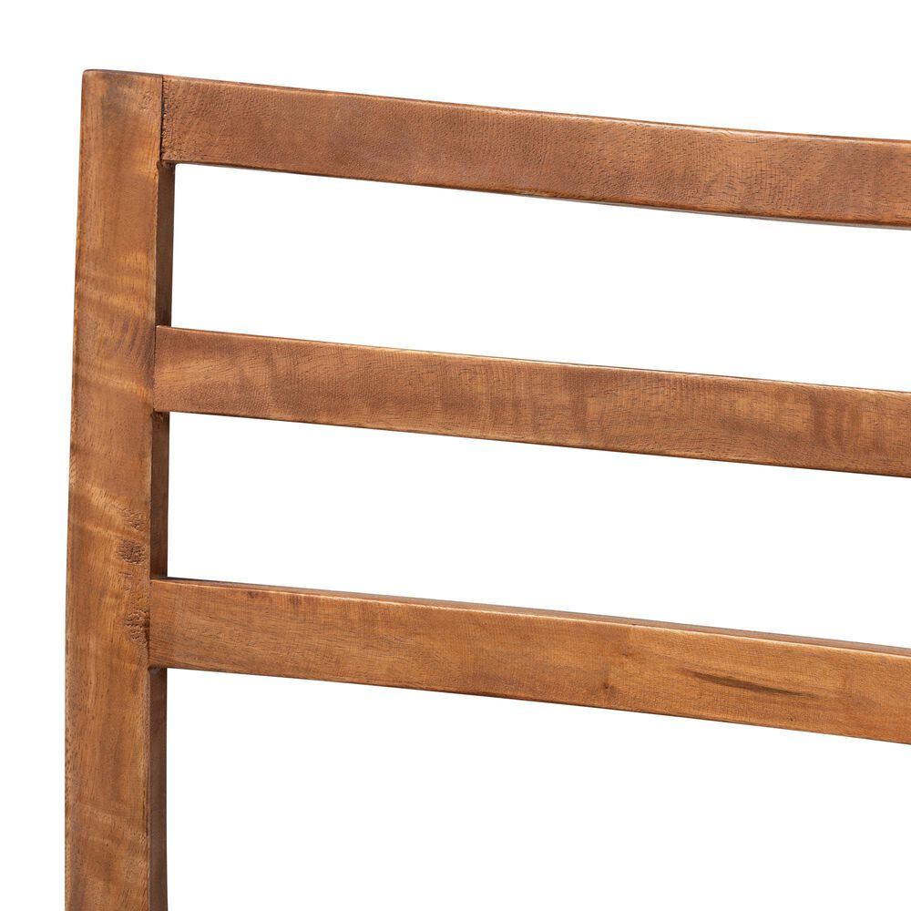 Baxton Studio Arthur Side Chair in Walnut Brown (Set of 2), , large