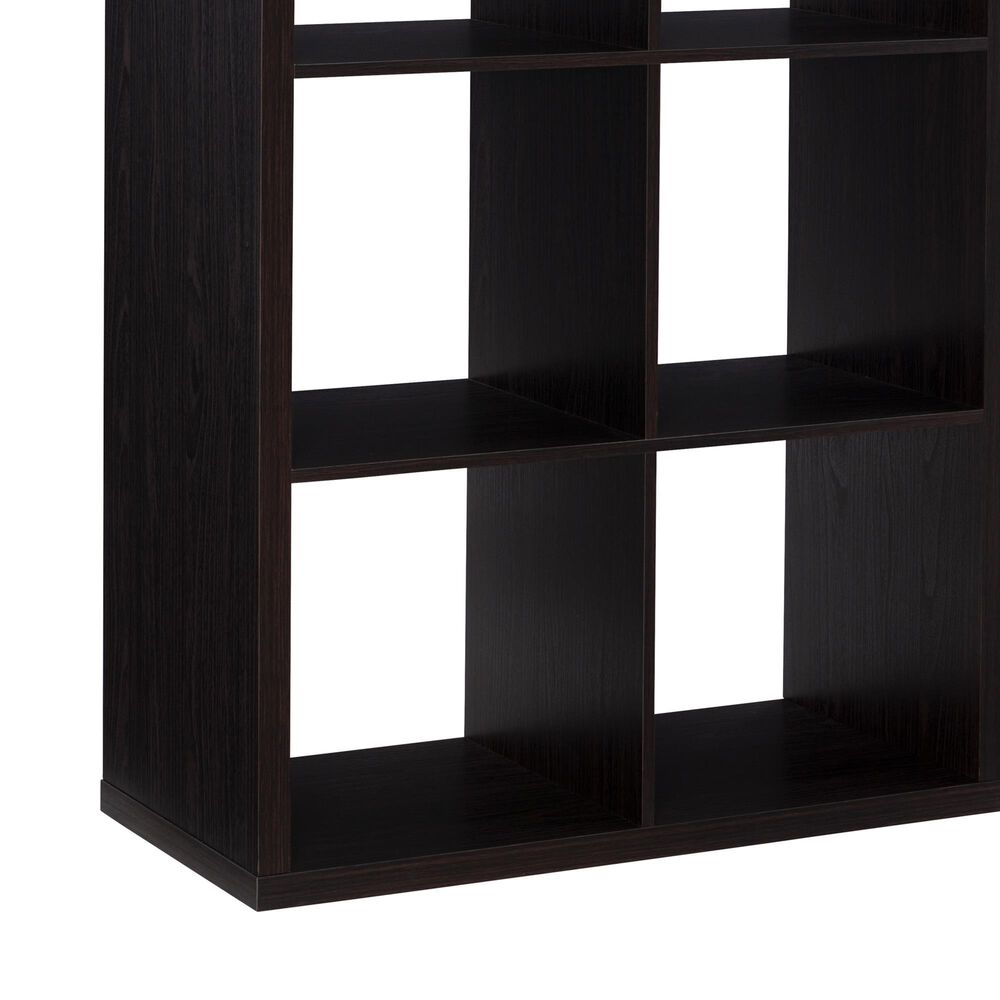 Linon Home Decor Galli 6-Shelf Bookcase in Espresso, , large