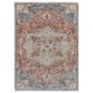 Feizy Kaia 5" x 7"9" Red and Blue Area Rug, , large