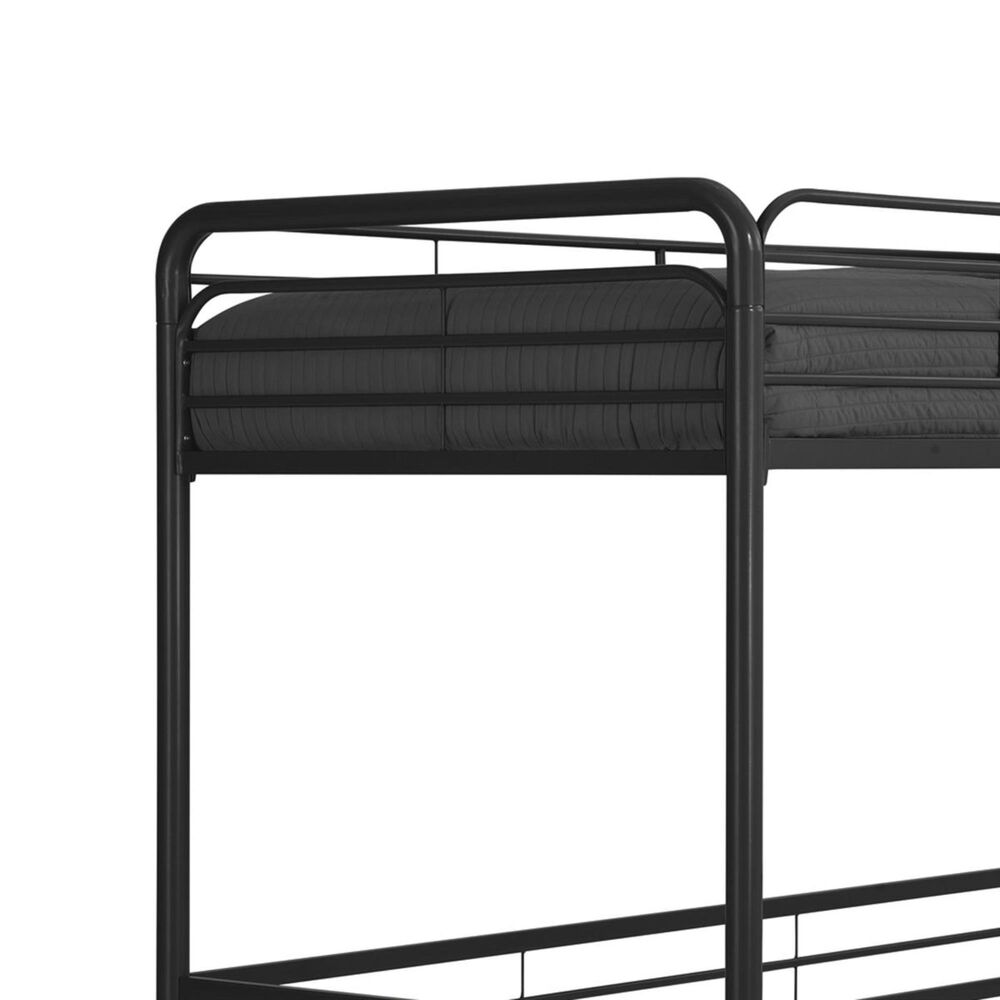 DHP DHP Twin Loft Bed in Black, , large