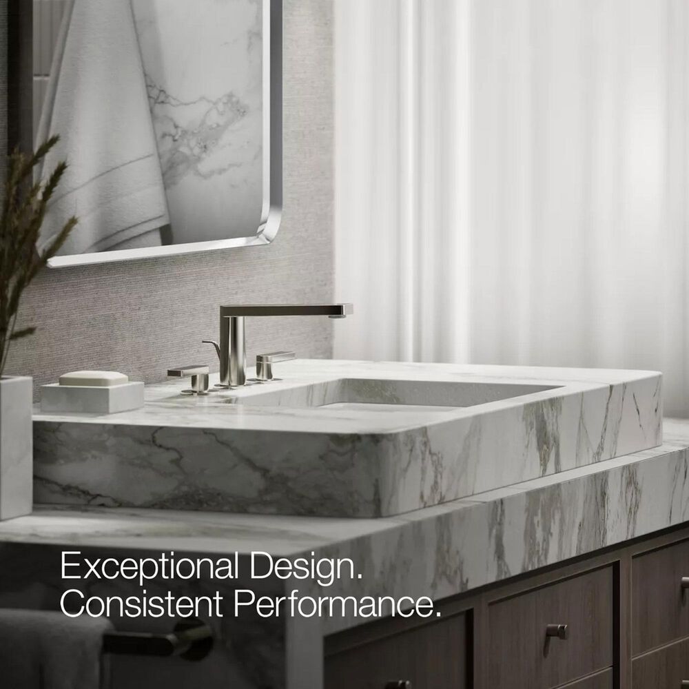 Kohler Composed Widespread Bathroom Sink Faucet in Vibrant Polished Nickel, , large