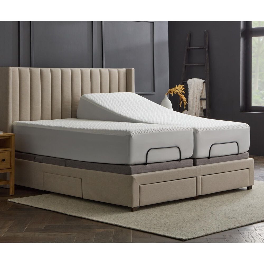 Malouf Five 5ided HyperChill Split Queen Mattress Protector, , large