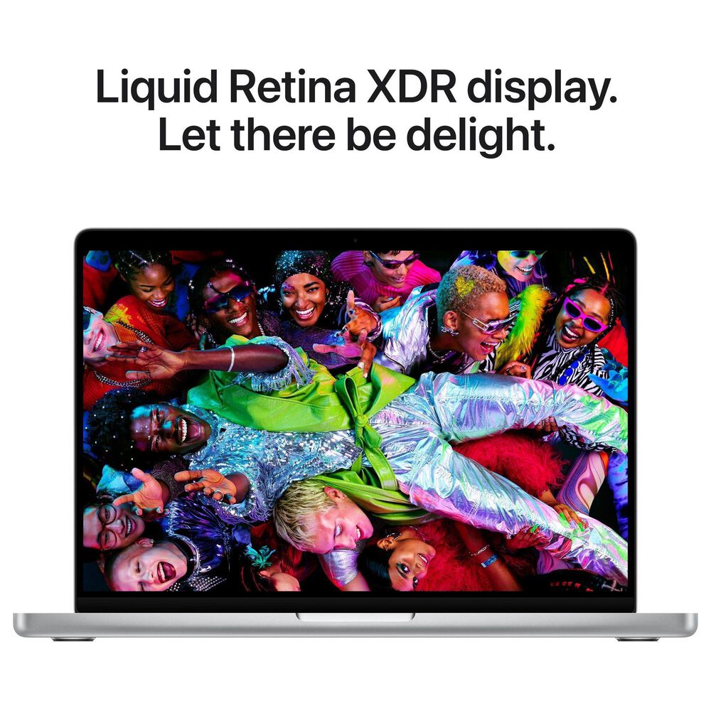 Apple 14" MacBook Pro | Apple M5 chip - 10-core CPU and 10-core GPU - 32GB RAM - 1TB SSD in Silver with 3-Year AppleCare+, , large