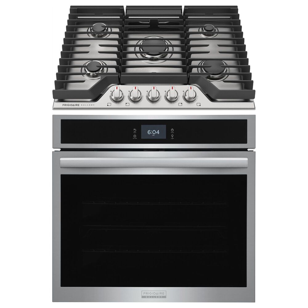 Frigidaire Gallery Gallery 2-Piece Kitchen Package with 30" Gas Cooktop and 30" Single Wall Oven in Stainless Steel, , large