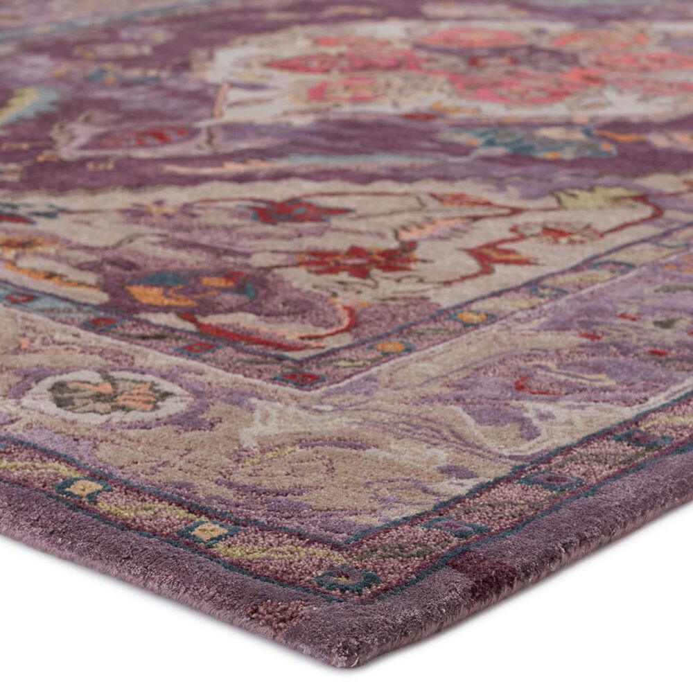 Jaipur Citrine 5&#39; x 8&#39; Claret Red Area Rug, , large