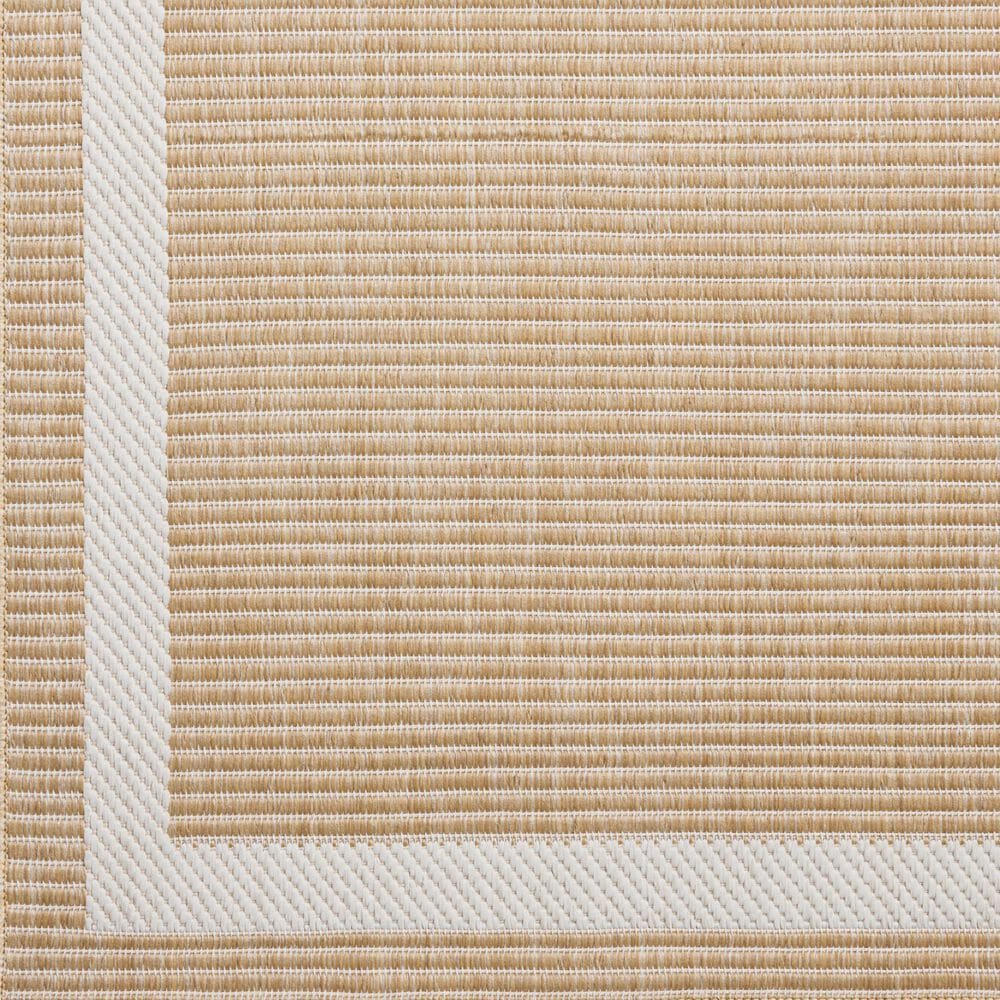Loloi Easton Wheat and Ivory 2&#39;3&quot; x 3&#39;9&quot; Indoor/Outdoor Area Rug, , large