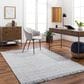 Surya Sara SRU-2303 9" x 12" Light Slate, Charcoal, Brown, Seafoam, Light Grey Area Rug, , large