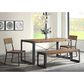 Other Micah Dining Bench in Gunmetal and Walnut, , large
