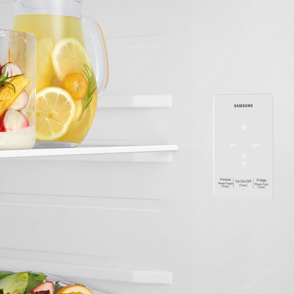 Samsung Bespoke AI 18 Cu. Ft. Top Freezer Refrigerator with All-Around Cooling in Stainless Steel, , large