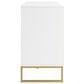 Ashley Socalle 6-Drawer Dresser in Matte White and Gold, , large