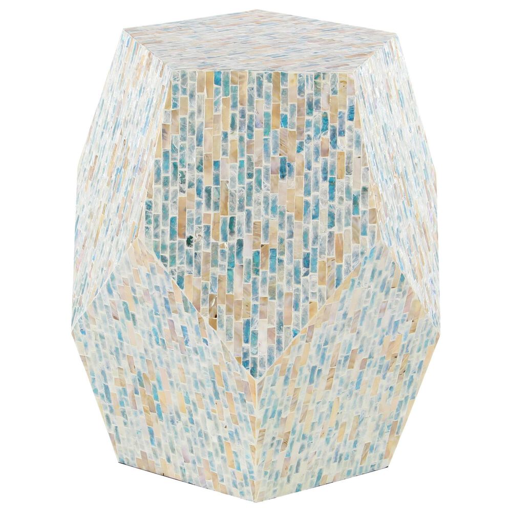 Maple and Jade Accent Table in Blue, , large