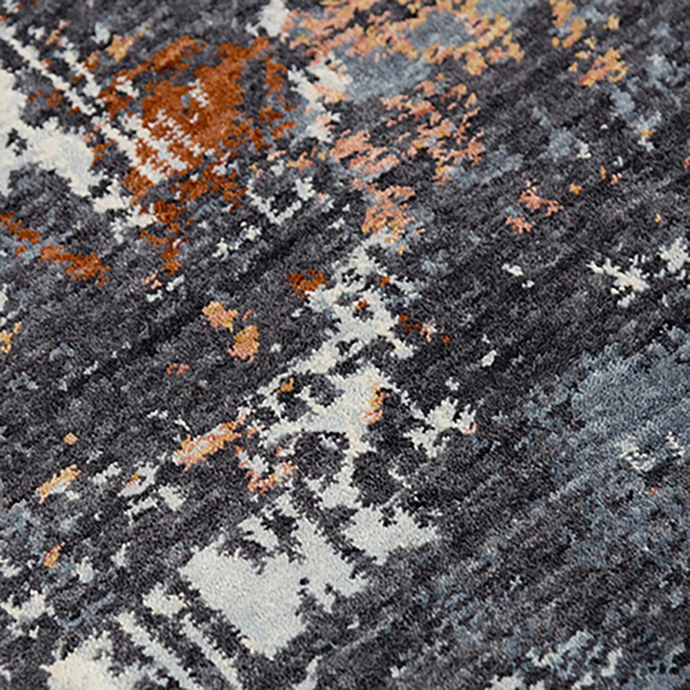 RIZZY Logan LOG735 5&#39;2&quot; x 7&#39;9&quot; Blue Area Rug, , large