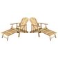 Noble House Hayle Patio Adirondack Chair in Natural Stained (Set of 2), , large