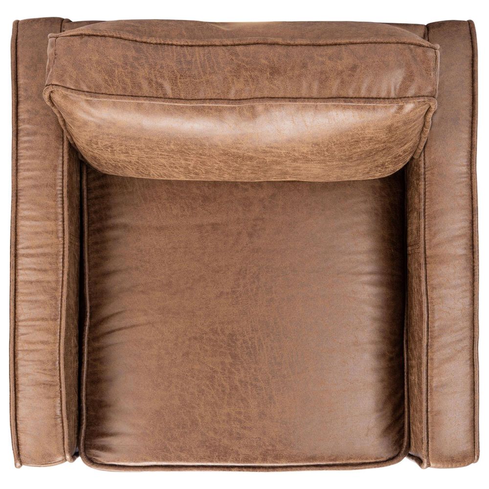 Safavieh Carlotta Accent Chair in Brown, , large