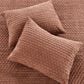 Levtex Velvet Stitch 3-Piece Full/Queen Quilt Set in Rust, , large