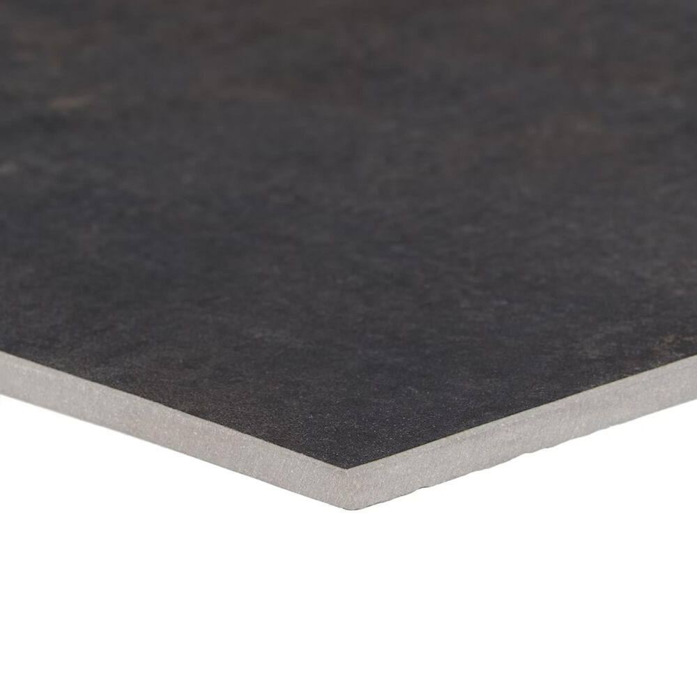 Soho Studio Brooklyn Black 12" x 24" Matte Porcelain Tile, , large
