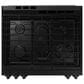 Samsung Bespoke Bespoke 6.0 Cu. Ft. Smart Slide-In Gas Range with 17K BTU Power Burner in Matte Black Steel, , large