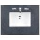 James Martin Vanities Brittany 36" Single Bathroom Vanity in Urban Gray with 3 cm Charcoal Soapstone Quartz Top and Rectangle Sink, , large