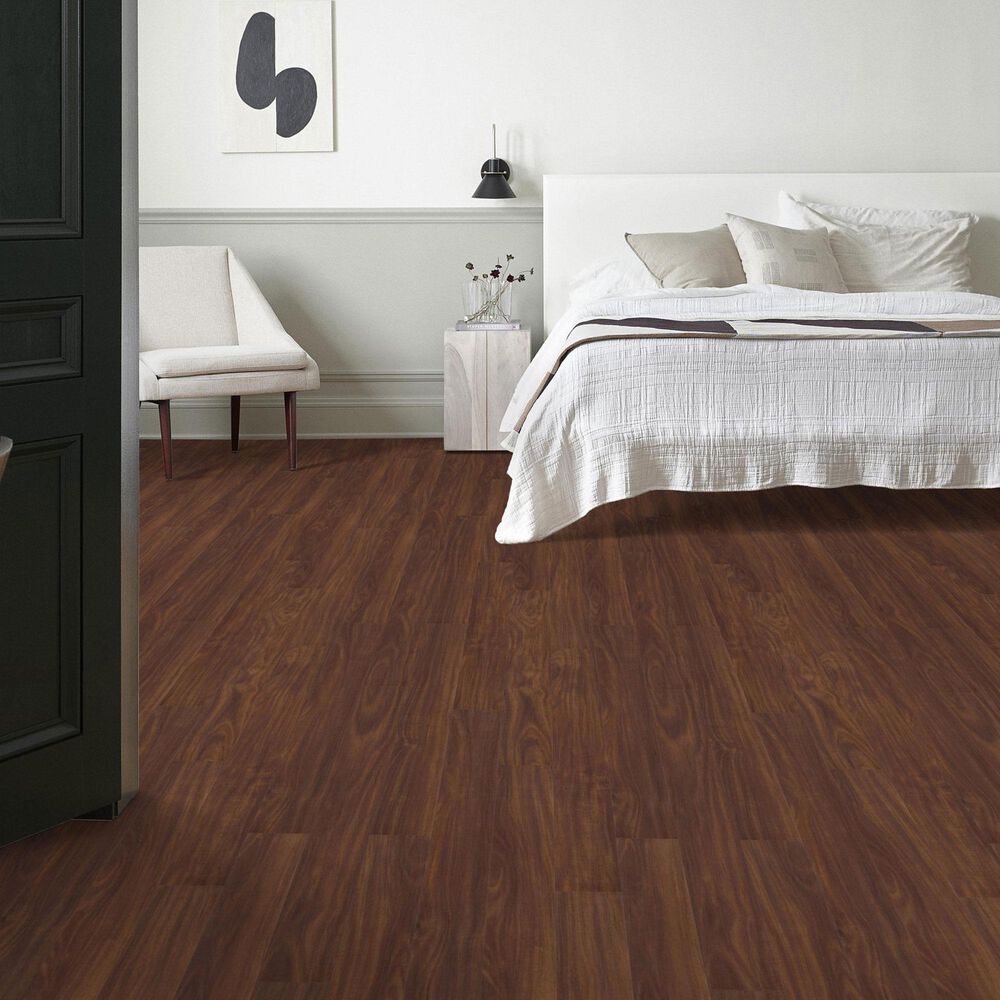 Shaw Floorte Rich Mahogany 5" x 48" Luxury Vinyl Plank, , large