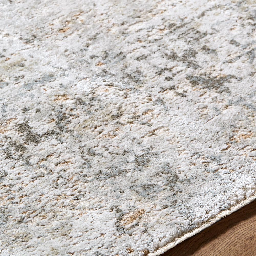 Surya Brunswick Cream, Light Gray, Medium Brown, Light Brown, Charcoal and Mustard 2'7" x 10' Runner, , large