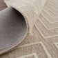 Feizy Fenner 2" x 3" Beige and Ivory Area Rug, , large