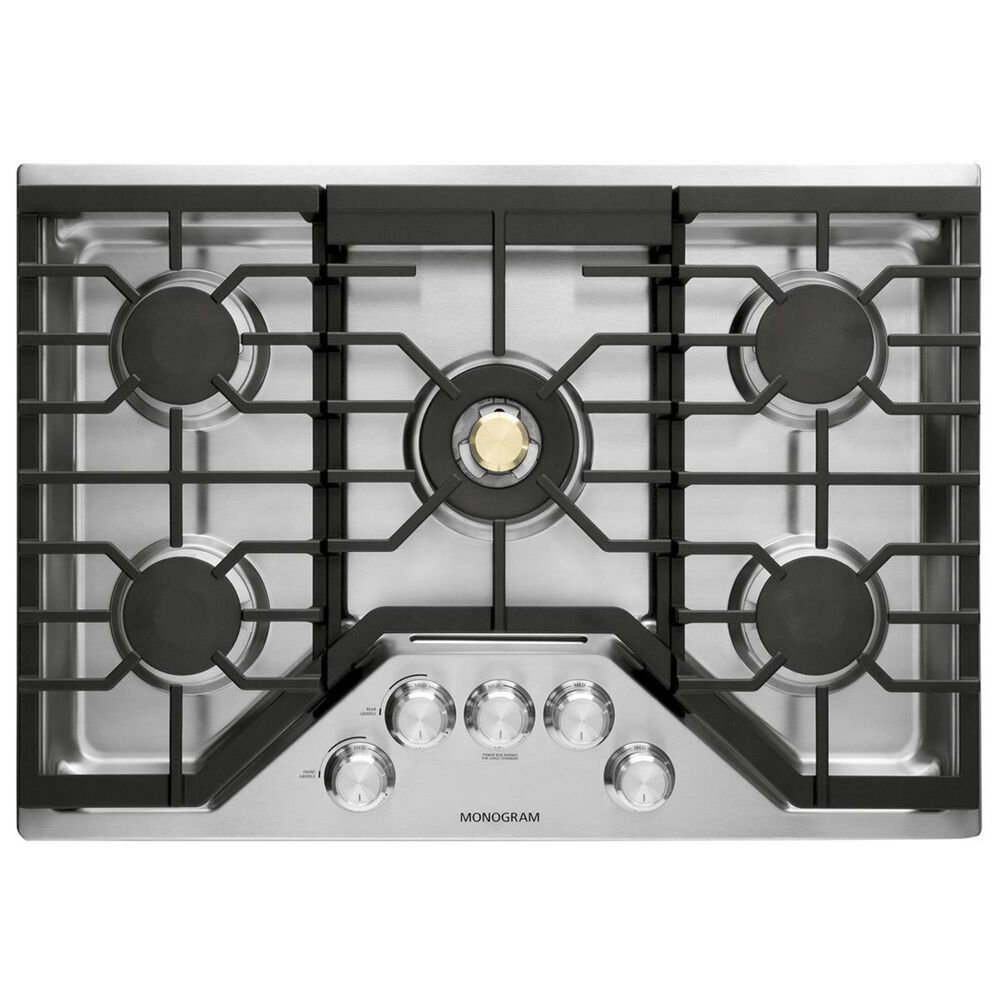 Monogram 30" Gas Sealed Burner Cooktop in Stainless Steel, , large