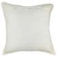 Chanasaya 20" Square Textured Accent Throw Pillow in Ivory, , large