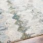 Surya Dresden Off-White, Taupe, Dusty Sage, Ink Blue, Light Gray and Deep Teal 2"7" x 7"3" Runner, , large