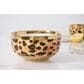 Pampa Bay Animal Print 6" Round Small Bowl in Gold, , large