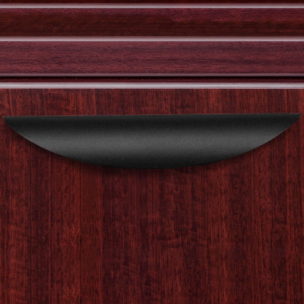Regency Global Sourcing Legacy 71&quot; Single Pedestal Left Corner Credenza with Return in Mahogany, , large