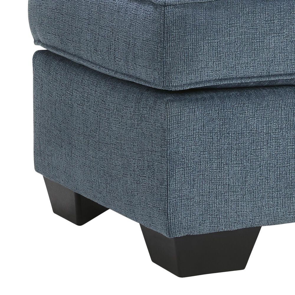 Ashley Cashton Ottoman in Blue, , large