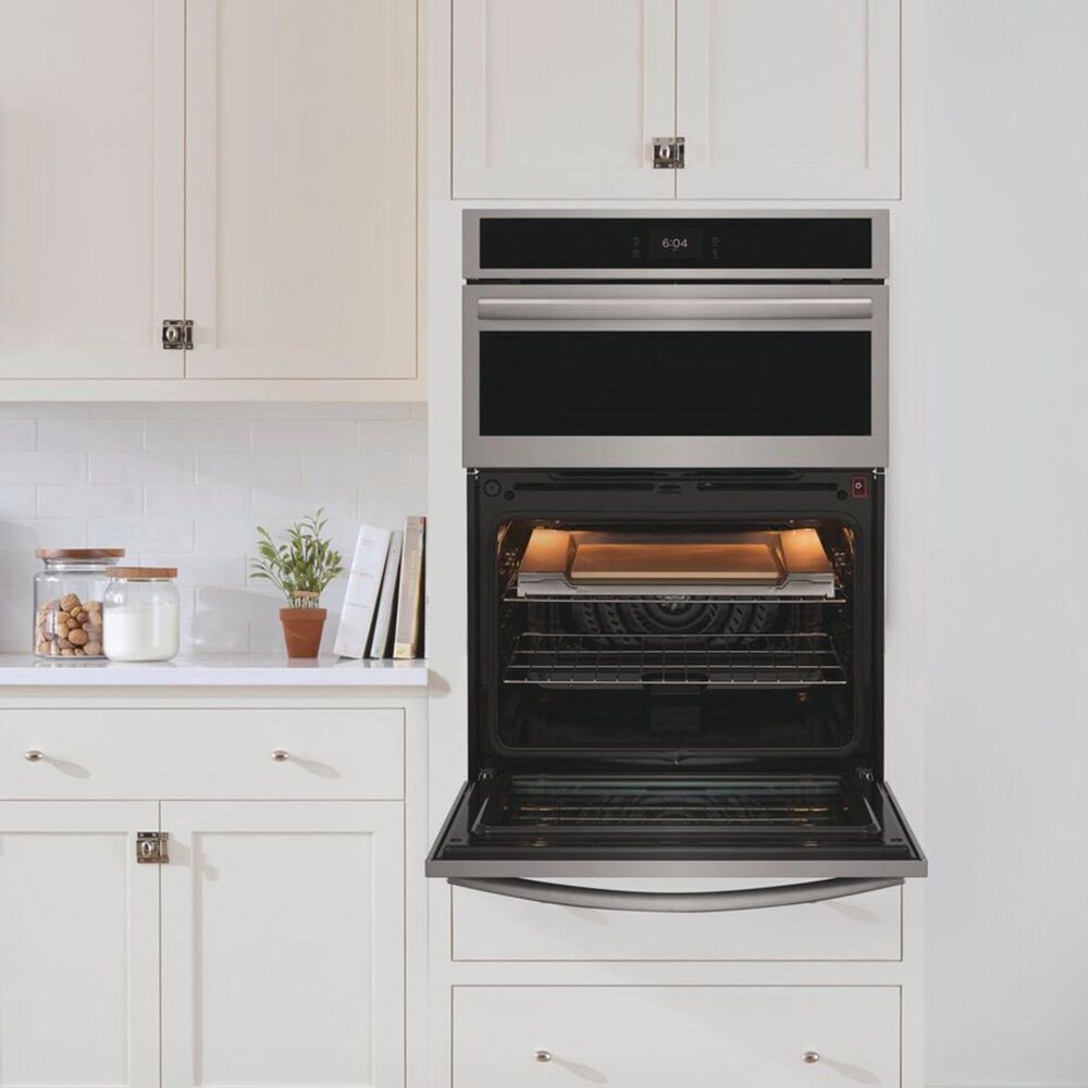Frigidaire Gallery 2-Piece Kitchen Package with 30" Electric Microwave Combination Wall Oven and 36" Gas Cooktop in Stainless Steel, , large