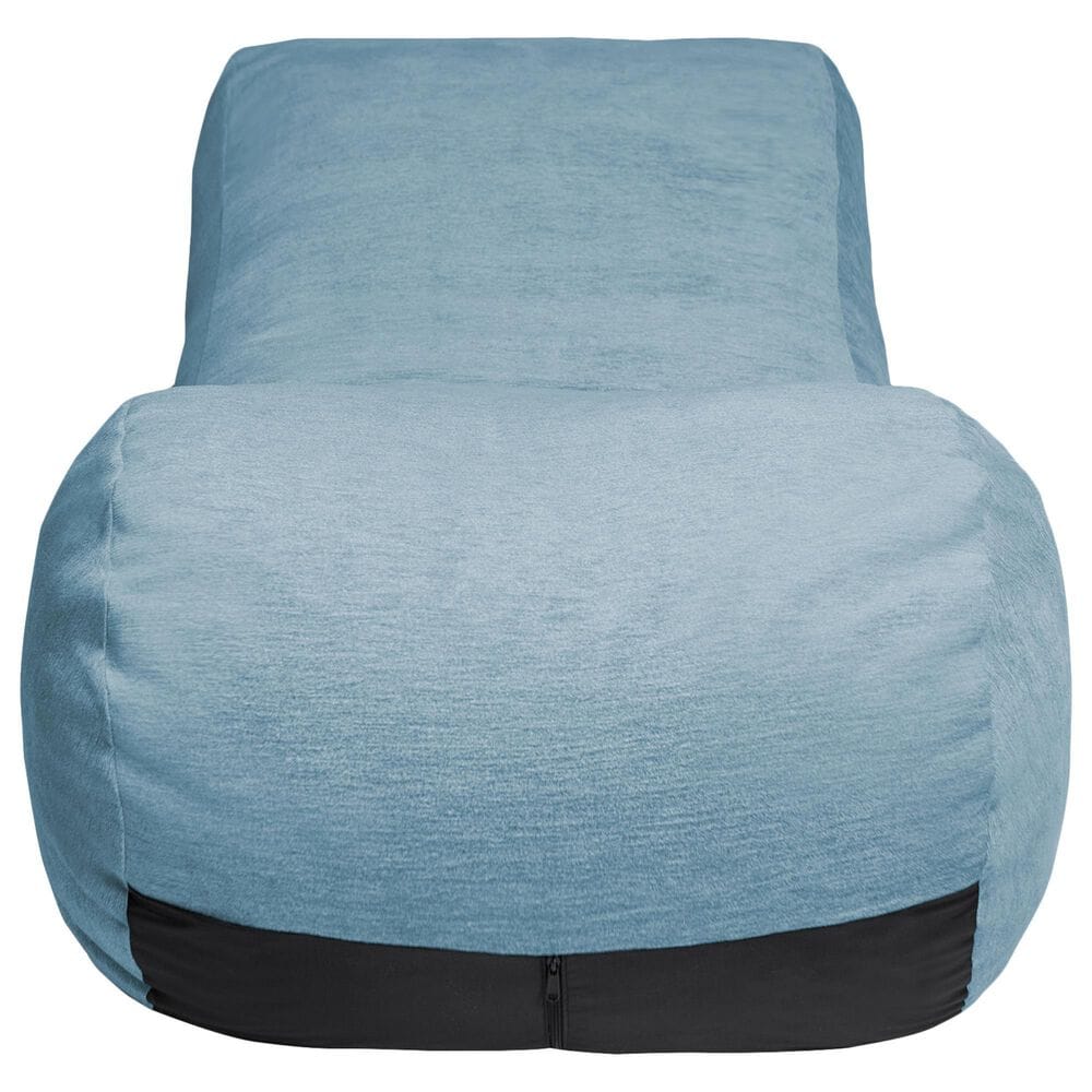 Jaxx Arlo Chaise Lounge Bean Bag Chair in Turquoise, , large