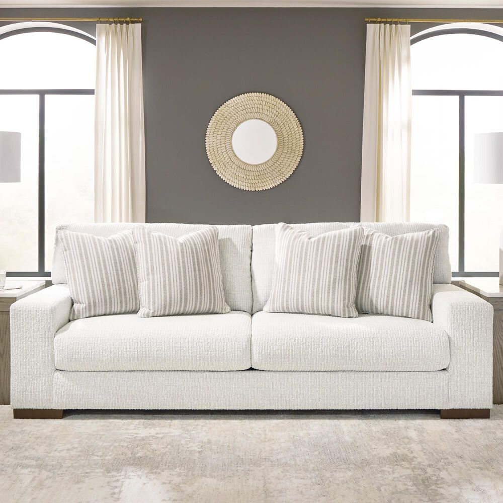 Ashley Hartside Stationary Sofa in Frosted with Next-Gen Nuvella Performance Fabric, , large