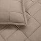 Ann Gish Slub Tencel 3-Piece Queen Quilted Coverlet Set in Cafe au Lait, , large