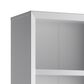 CorLiving Quadra 71" Tall Bookcase in White, , large