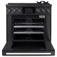 Dacor 36" Dual-Fuel Steam Range in Graphite Stainless Steel, , large
