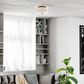 Vaxcel Burnaby 2-Light Flush Mount in Black, , large