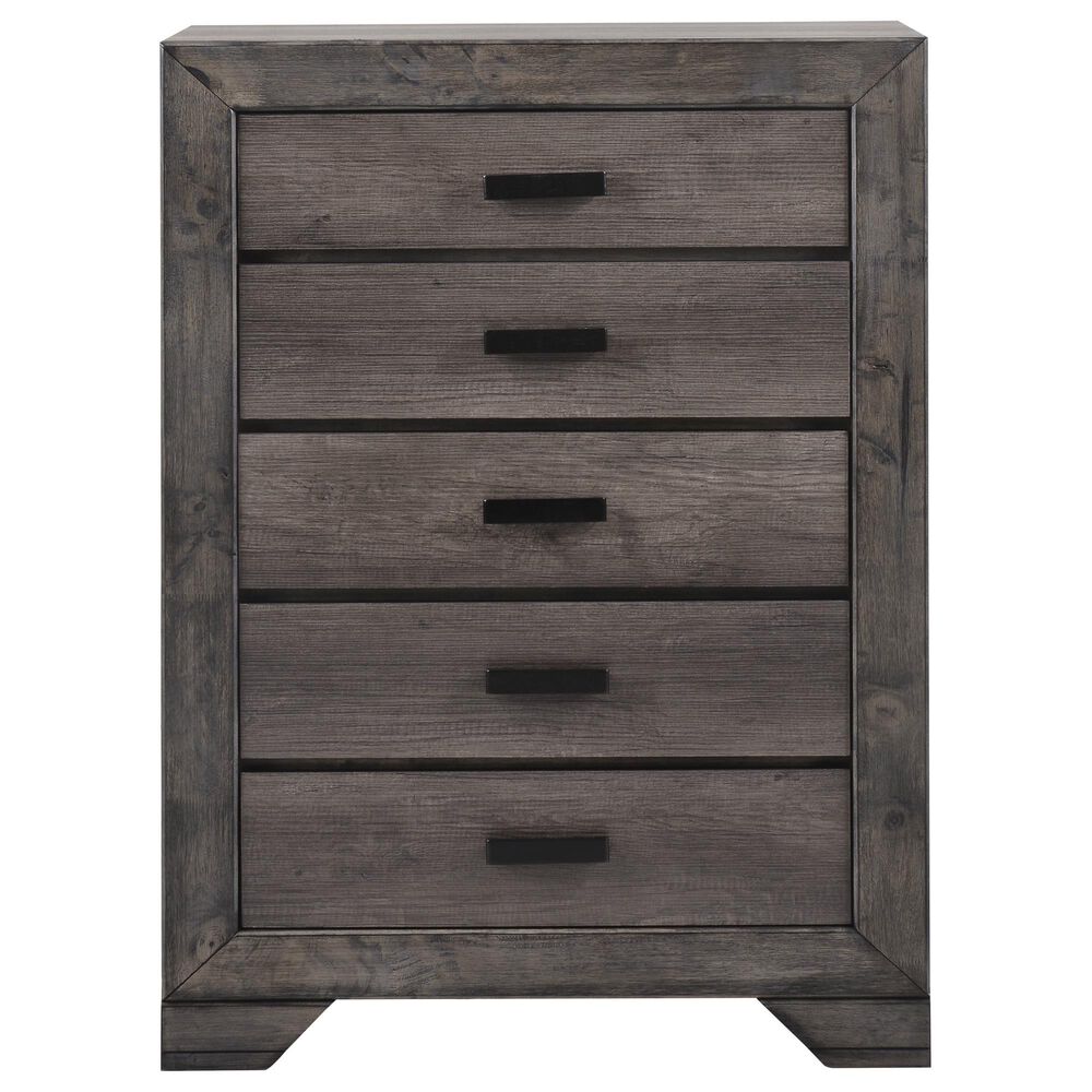 Mayberry Hill Nathan 5-Piece Full Bedroom Set in Gray Oak, , large